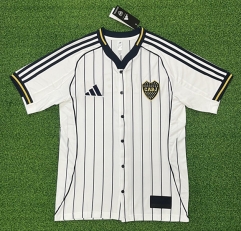 (S-4XL) 25-26 Boca Juniors White Thailand Baseball Jersey AAA-403