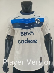 Player Version 25-26 Monterrey Away White&Blue Thailand Soccer Jersey AAA-0871