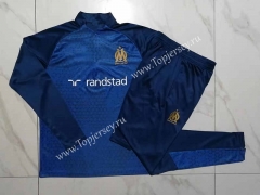 2023-2024 Olympique de Marseille Up-cyan Thailand Soccer Tracksuit-815