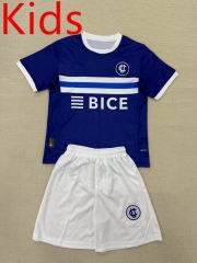2025-2026 CD Universidad Católica  Away Blue Kids/Youth Soccer Uniform-AY