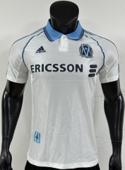 Retro Version 98-99 Olympique de Marseille Home White Thailand Soccer Jersey AAA-3685