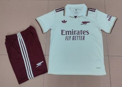 2025-2026 Arsenal 2nd Away White Soccer Uniform-718