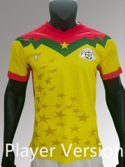 Player Version 25-26 Burkina Faso 2nd Away Yellow Thailand Soccer Jersey AAA-9753