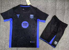 2025-2026 Joint Version Barcelona Black Soccer Uniform-718