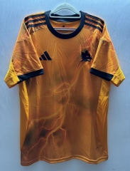 25-26 Roma Away Orange Thailand Soccer Jersey AAA-0009