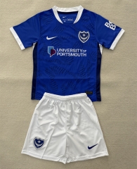 25-26 Plymouth Argyle F.C. Home Blue Soccer Uniform-AY