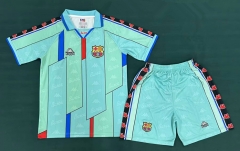 96-97 Retro Version Barcelona Away Green Soccer Uniform-5074