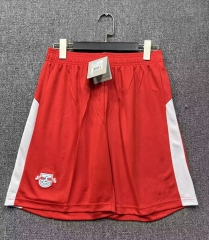 25-26 RB Leipzig Home Red Thailand Soccer Shorts