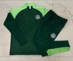 2024-2025 SE Palmeiras Dark Green Thailand Soccer Tracksuit -815