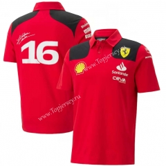 2023 Ferrary Red #16 Formula One Racing Suit