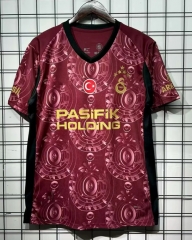 (S-4XL) With Sponsor Version 25-26 Galatasaray SK 2nd Away Red Thailand Soccer Jersey AAA-GB