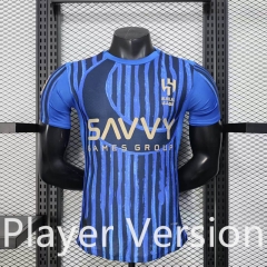 Player Version 25-26 World Cup Al Hilal Saudi Blue Thailand Soccer Jersey AAA(with Sleeve Badge)-888