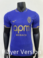 Player Version 25-26 Correct Version Monaco Away Blue Thailand Soccer Jersey AAA-6905