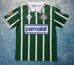 Retro Version 91-92 SE Palmeiras Green Thailand Soccer Jersey AAA-6590