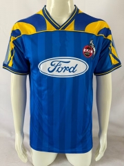 (S-4XL) Retro Version 95-96 FC Köln Away Blue Thailand Soccer Jersey AAA-503