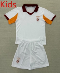 25-26 Galatasaray SK Away White Kids/Youth Soccer Uniform-AY
