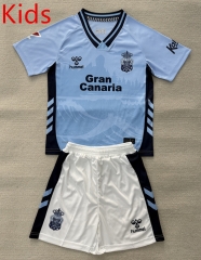 25-26 UD Las Palmas Away Light Blue Kid/Youth Soccer Uniform-AY