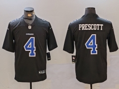 Fashion Version Dallas Cowboys Black #4 NFL Jersey-0840