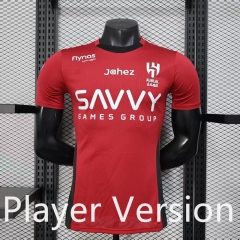 Player Version 2025-2026 Al Hilal SFC Red Thailand Soccer Jersey AAA-888