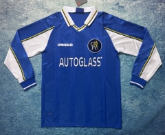 Retro Version 97-99 Chelsea Home Blue Thailand LS Soccer Jersey AAA-6590