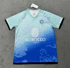 2025-2026 Morocco Light Blue Thailand Training Soccer Jersey-4506