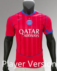 Player Version (1 Star) 25-26 Paris 2nd Away Red Thailand Soccer Jersey AAA-9753