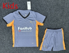 25-26 Derby County Away Light Gray Kids/Youth Soccer Uniform-GB
