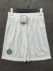 2025-2026 SE Palmeiras Home White Thailand Soccer Shorts