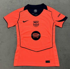 25-26 Barcelona 2nd Away Orange Women Thailand Soccer Jersey AAA-4506