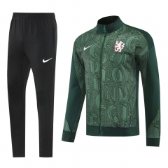 25-26 Chelsea Green Thailand Soccer Jacket Unifrom-LH