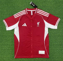 (S-4XL) 25-26 Liverpool Red Thailand Baseball Jersey AAA-403