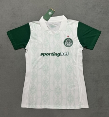 2025-2026 SE Palmeiras Away White Women Thailand Soccer Jersey AAA-4506