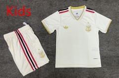 2025-2026 Flamengo 2nd Away White Kids/Youth Soccer Uniform-6748