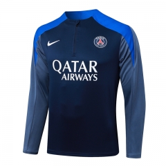 2025-26 Paris SG Royal Blue Thailand Soccer Tracksuit -815