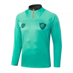 25-26 Fluminense de Feira Green Thailand Soccer Tracksuit -815