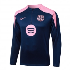 2025-2026 Barcelona Royal Blue Thailand Soccer Tracksuit-815
