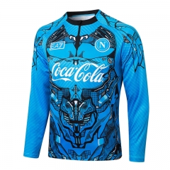 25-26 Napoli Ink Jet Blue Thailand Soccer Tracksuit -815