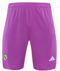 2025-2026 Real Madrid Goalkeeper Purple Thailand Soccer Shorts-418