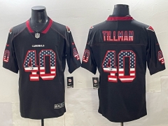 Arizona Cardinals National Flag Black #40 NFL Jersey-0840