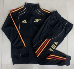 25-26 Retro Version Arsenal Black Thailand Soccer Jacket Uniform-815