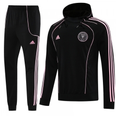 2025-2026 Inter Miami CF Black Thailand Soccer Tracksuit With Hat