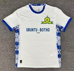 (S-4XL) 25-26 Mamelodi Sundowns Away White Thailand Soccer Jersey AAA-8025