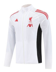 25-26 Liverpool White Thailand Soccer Coat-LH