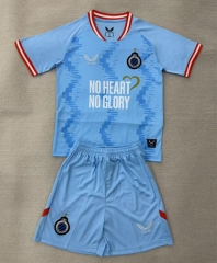 25-26 Club Brugge 2nd Away Blue Soccer Uniform-AY