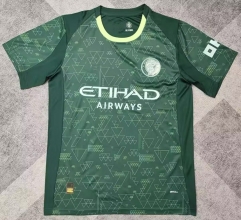 (S-4XL) 25-26 Manchester City 3rd Away Dark Green Thailand Soccer Jersey AAA