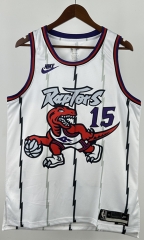 2026 Retro Version Toronto Raptors White #15 NBA Jersey-311