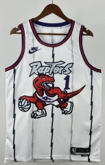 2026 Retro Version Toronto Raptors White #1 NBA Jersey-311