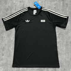 (S-4XL) 25-26 Adi&Oasis Black Casual T-shirt-4506