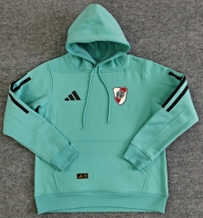 25-26 Player Version River Plate Home Green Thailand Soccer Tracksuit With Hat-LH