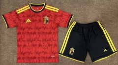 25-26 Belgium Home Red Soccer Uniform-709